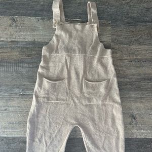 Zara kids knit overalls